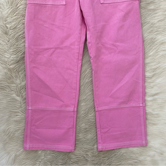 Big Bud Press Carpenter Jeans Bubblegum Pink Non-Stretch Denim Straight Leg - Picture 4 of 14